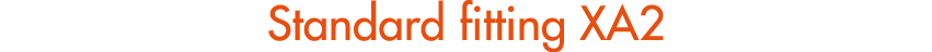 Standard fitting XA2